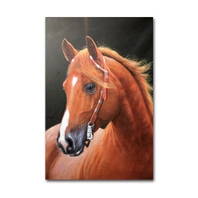 Hand-painted Animal Head Wall Decoration Horse Oil Painting